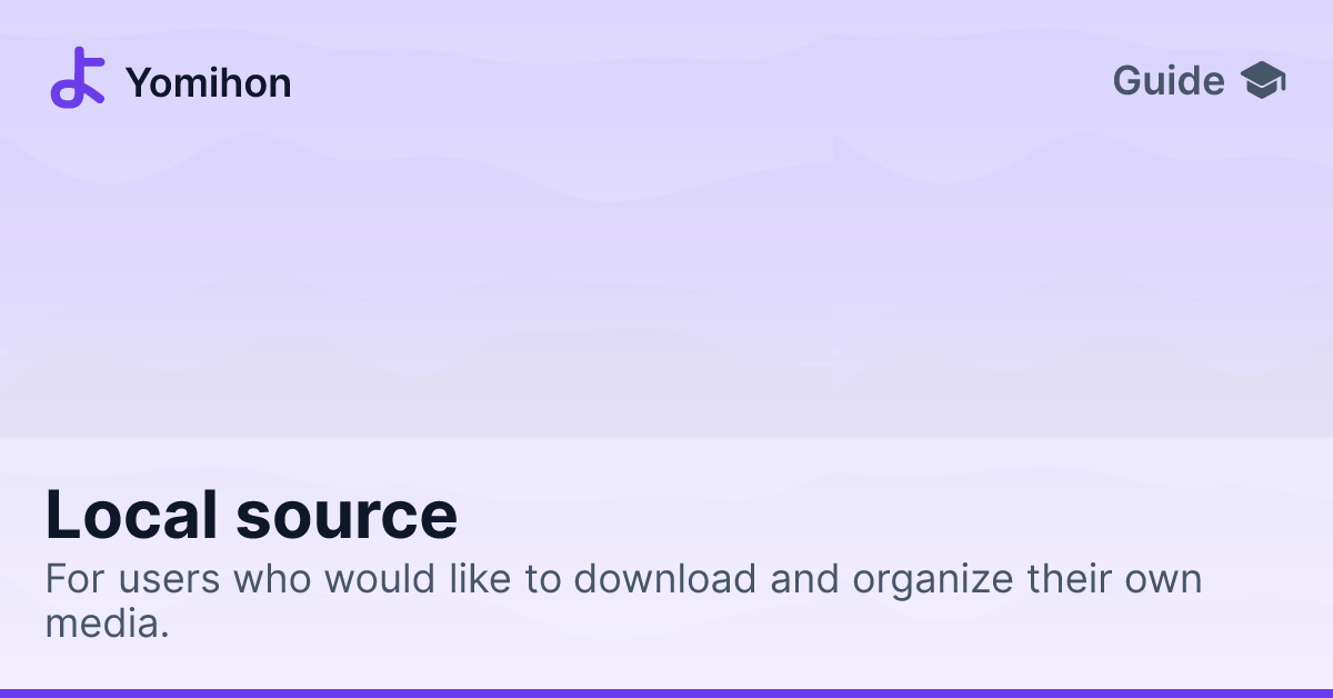 Local source | Guides